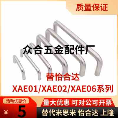 XAE01-D10/D12-L100/L80/120/125-H37/H60 不锈钢拉手XAE02 XAE06