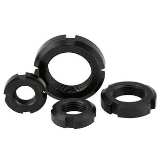 GB812 圆螺帽 带槽螺母 圆螺母 M10 国标 锁紧螺母 M60 碳钢