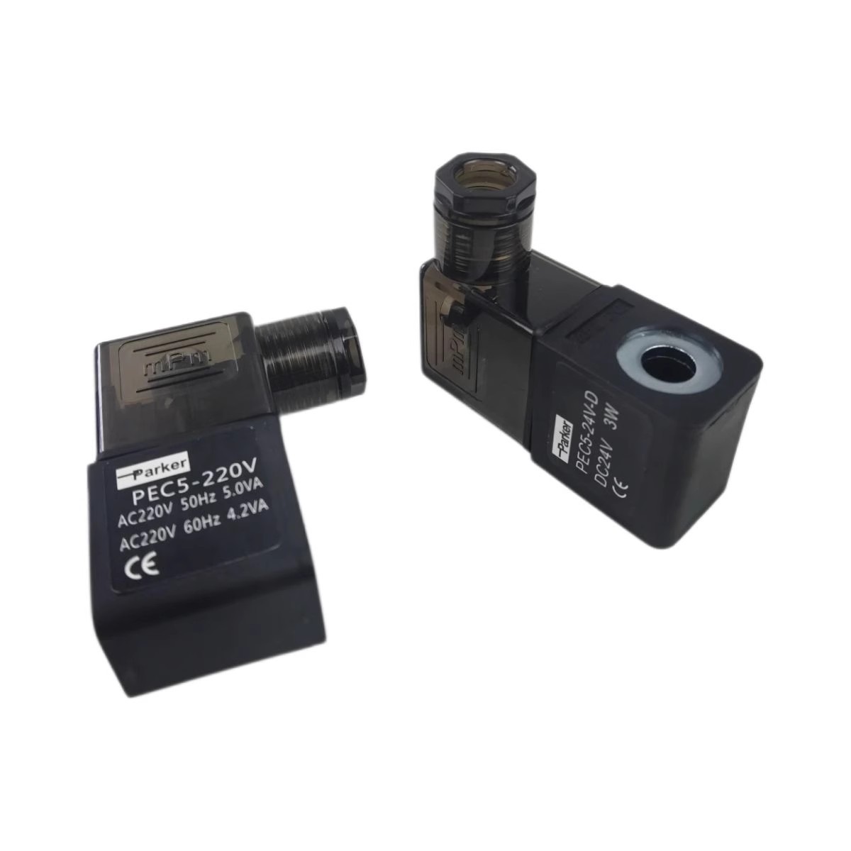 PARKER电磁阀线圈 PEC5-AC220V-D AC220V PEC-5-DC24V 引线式线盒