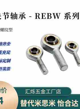 关节轴承外螺纹球头 REBW 5 6 8 10 12 14 16 18 20 22 25 28REBN