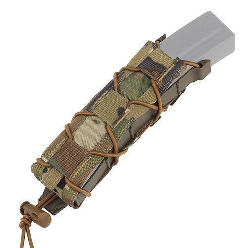 户外战术MP5 MP7长条旦夹包 MOLLE背心附件 小月亮短剑arp9快拔套