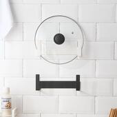 碳钢锅盖架壁挂式 免打孔置物架厨房家用菜板案板砧板神器收纳架子