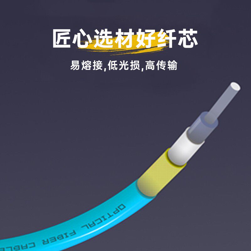 泛达lc-lc多模双芯光纤跳线23510米万兆网线OM3多模LC光纤尾纤1米