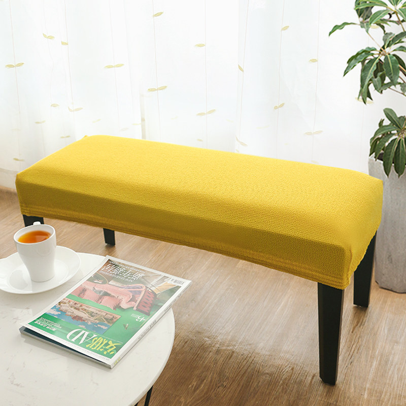 长凳坐垫套罩椅套弹力加厚椅子套罩钢琴凳子套餐桌万能凳套长方形