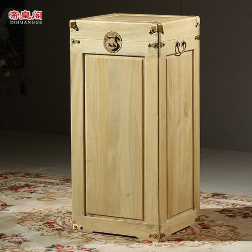 立式字画箱香樟木箱子字画储物箱子全实木箱子衣箱整理收藏箱带锁