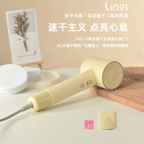 大风力3亿负离子速干家用护发