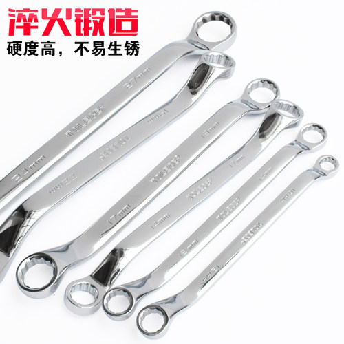 铬钒钢 镜面双头梅花扳手 机修工具双头两用扳手 镜面呆扳手6-32