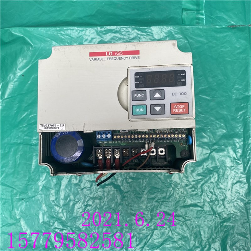 LG变频器SV037iG5-2U 单相220V 3.7KW 原装拆机 质量 现货