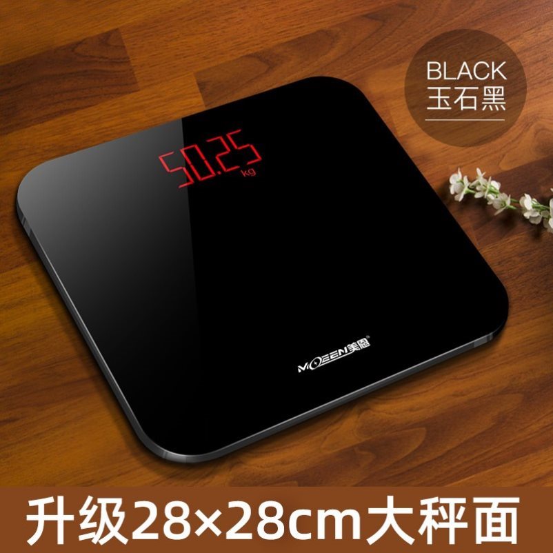 电孑称人体秤家用 平板磅秤300斤 公斤称重电子秆体重器克