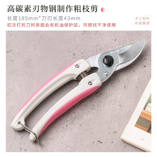 花剪花艺插花修枝园艺剪修剪树枝剪刀果树园林树枝粗枝剪省力舒适