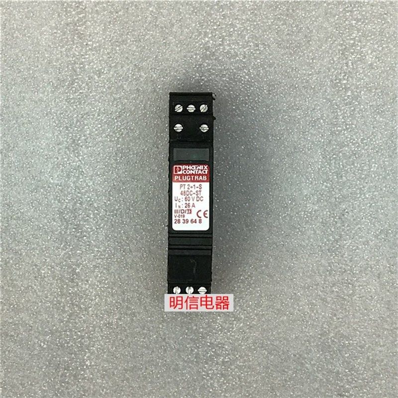 PHOENIX菲尼克斯PT2+1-S直流防雷器48DC-ST浪涌电涌保护器2839648