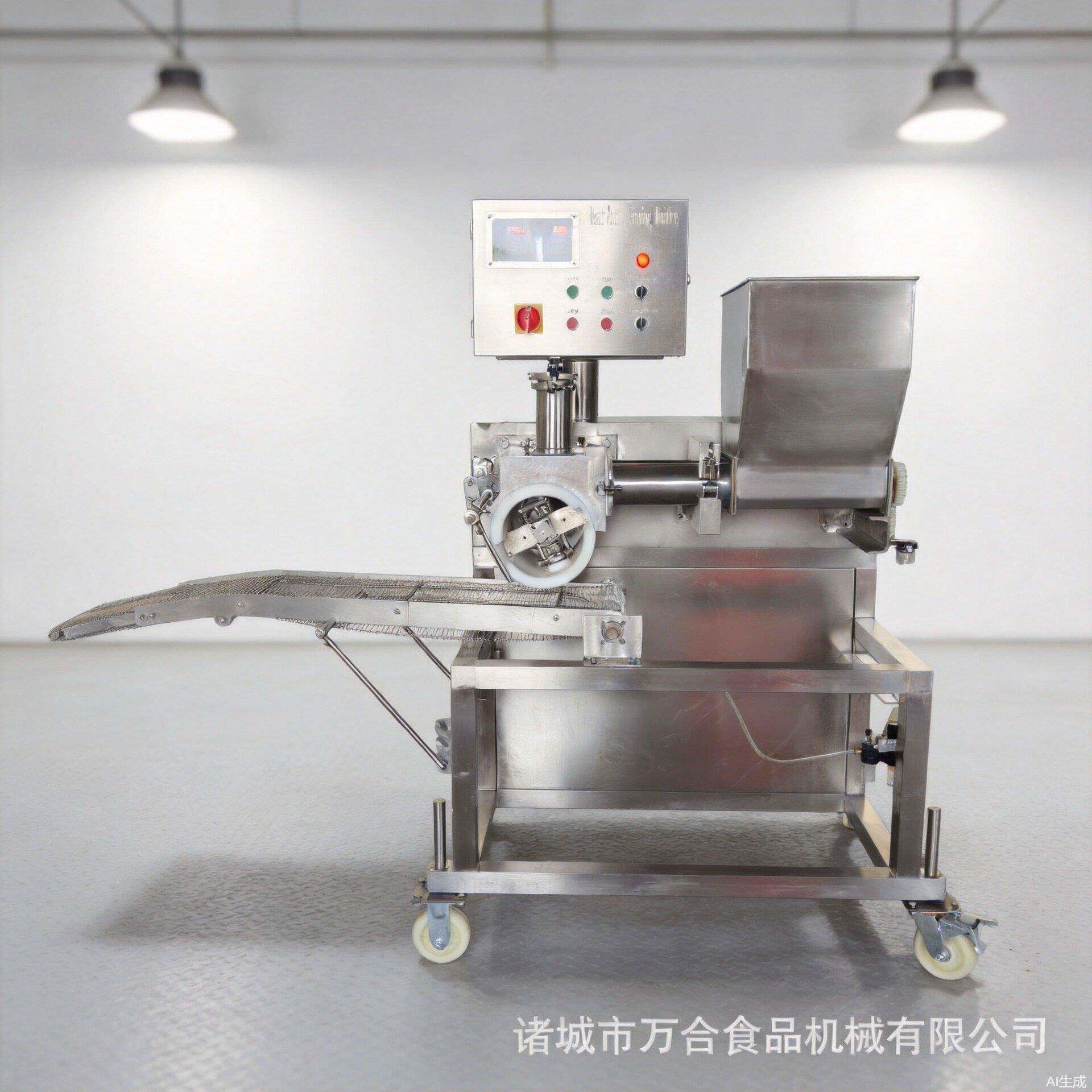 大直径牛肉饼成型机300型汉堡肉饼机设备全自动鸡块成型机器定制