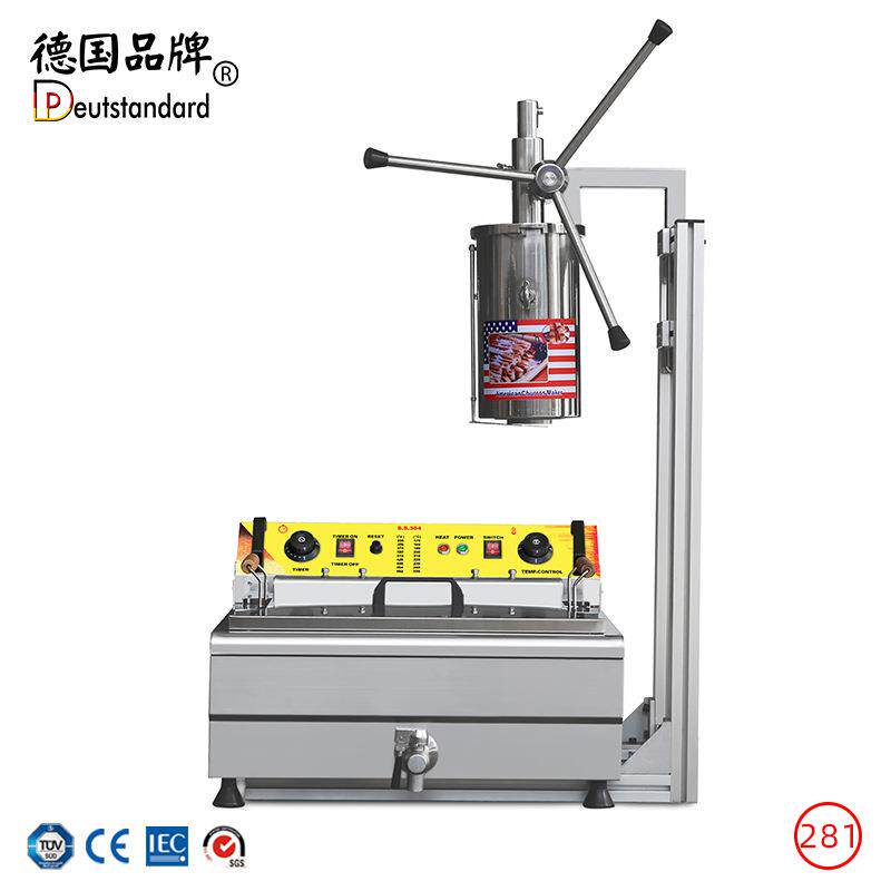 商用拉丁果机西班牙油条机吉事果吉拿棒小油条油炸开店摆摊设备