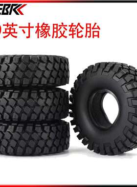 4个装1.9英寸橡胶胎皮用于1/10TraxxasTRX-4SCX10RC4D90攀爬车
