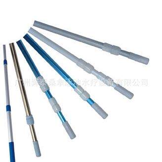泳池伸缩杆救生杆泳池清洁用品2X240cm波纹铝杆0.8mm壁厚6328