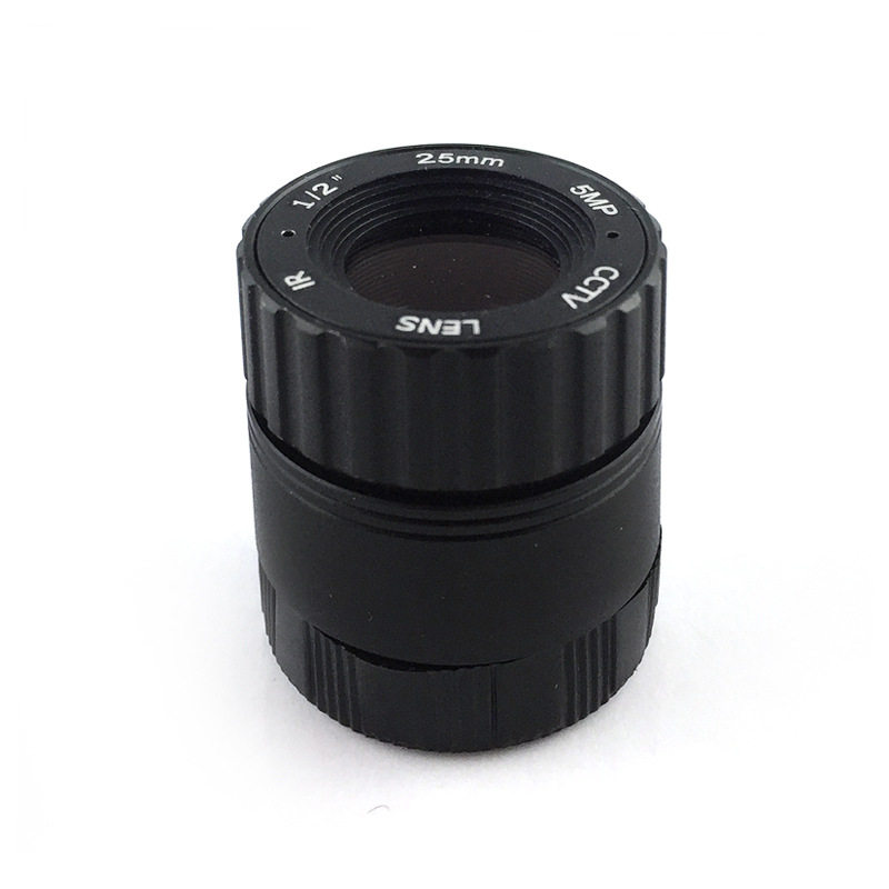 监控网络500万高清25mm固定CS大镜头5MP 1/2红外夜视长焦大镜头