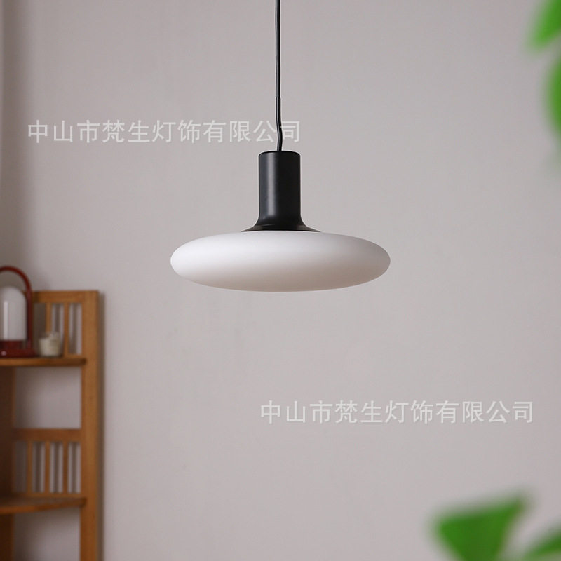 北欧中古餐厅床头吊灯吧台玄关过道创意极简设计师玻璃简约韩式灯