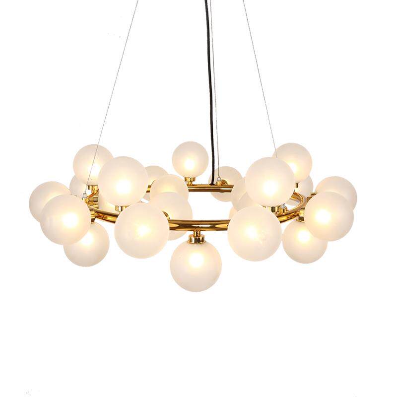 北欧后现代简约大气家用轻奢客厅餐厅创意个性卧室分子魔豆吊灯具