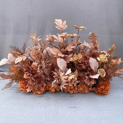 婚庆仿真花绢花橘色地排花舞台过道路引花婚礼堂装饰花艺咖色布置,金属材料及制品,金属加工件/五金加工件,淘宝优惠券,粉丝福利购,淘宝优惠卷