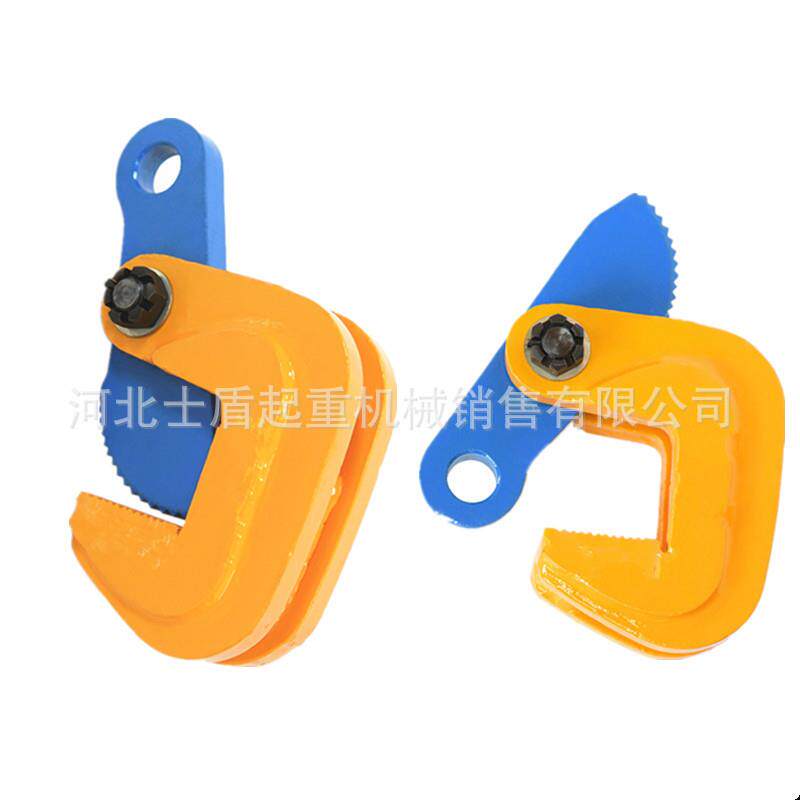 LA横吊起重钳 5T平吊钳 钢板起重吊钳 钢结构锻造夹具吊钩 5T