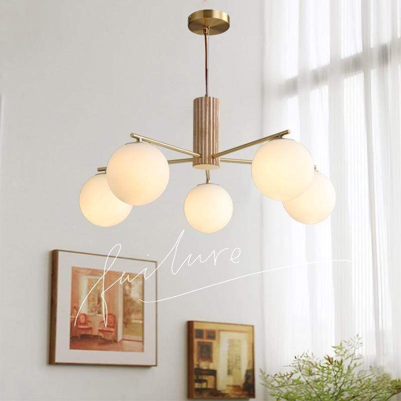 主卧室原木风吊灯复古日式餐厅灯儿童房衣帽间灯具北欧书房吸顶灯