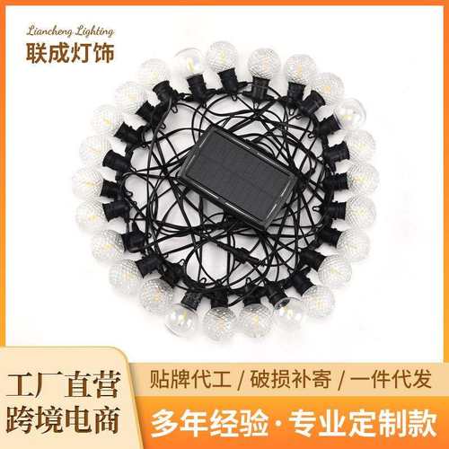 亚马逊爆款户外露营led灯泡25灯G40婚庆活动团建氛围装饰灯串
