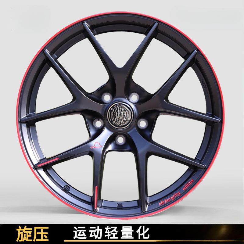 景尚毂权 汽车轻量化旋压铝合金钢圈轮毂改装18寸