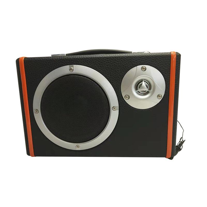 5寸方形12V汽车车载功放音响低音炮汽车音响220V家用电脑音箱