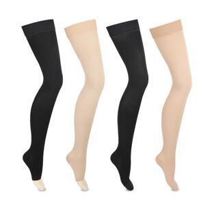 跨境款压力过膝袜女梯度加压弹力袜德国迈兹二级压力袜压缩袜