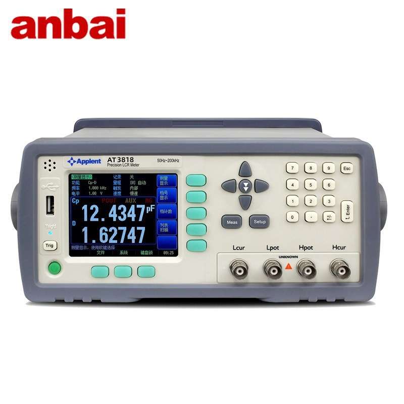 Anbai安柏AT3818(300KHz 0.05%精度)精密LCR数字电桥电容电感