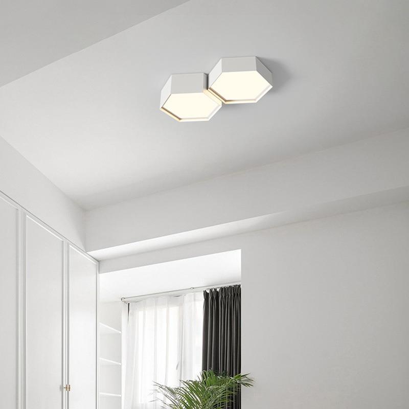 入户玄关走廊过道灯现代简约北欧新款无主灯艺术家用卧室吸顶灯具