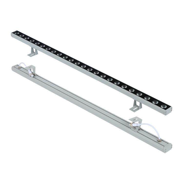 源头厂家市政亮化工程带挡光板DMX512led洗墙灯 大功率RGBW外墙灯