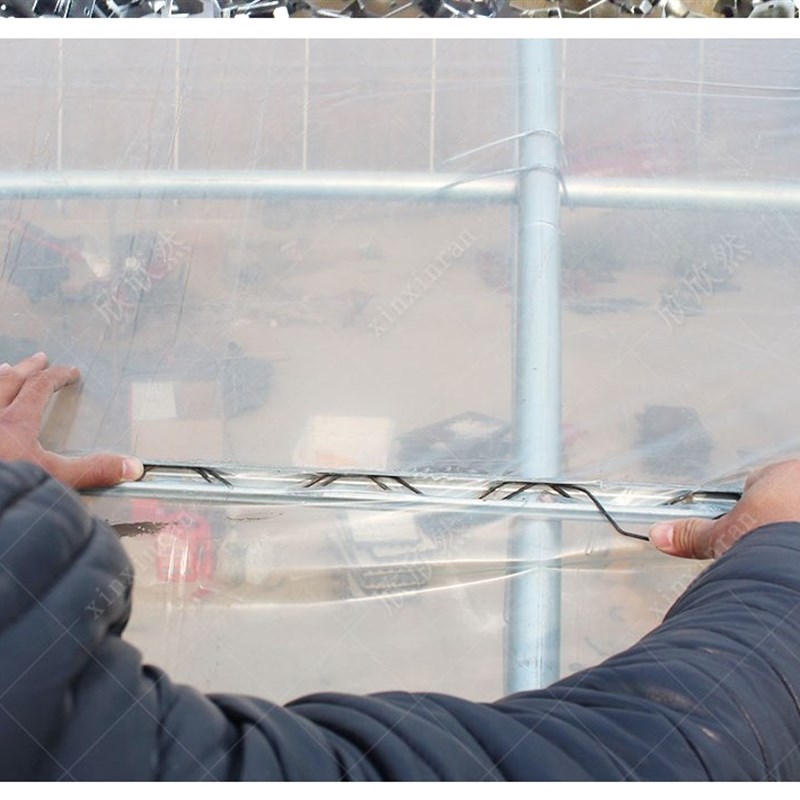 大棚膜塑料薄膜专用卡簧卡槽固定器卡簧卡槽链接片大棚专用卷膜器