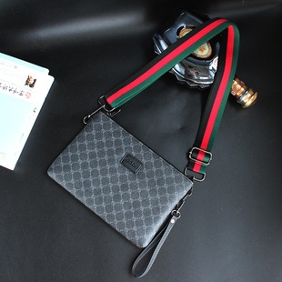 一包多用男士斜挎包手拿包男手机包休闲大容量手抓包信封包时尚女