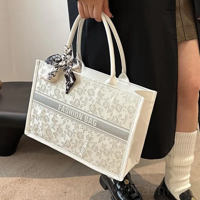 托特包硬挺立体女大容量硬底单肩