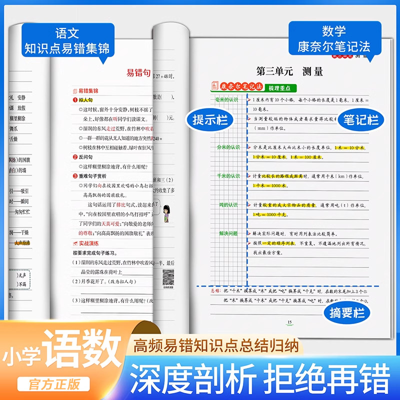 易错笔记一本通级易错题测试卷