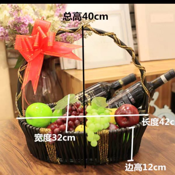 舞蹈菜篮子花篮篮P批编柳X礼品篮水果I篮大手提篮9篮