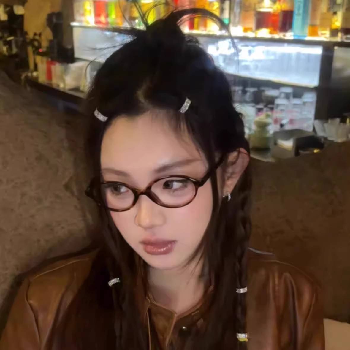 【下单立减50】银色圆形编发发扣个性嘻哈甜酷脏辫发环发卡头饰XJ