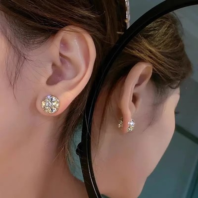 【下单立减50】无耳洞轻奢磁吸耳饰耳夹高级感头发饰品个性时尚DJ