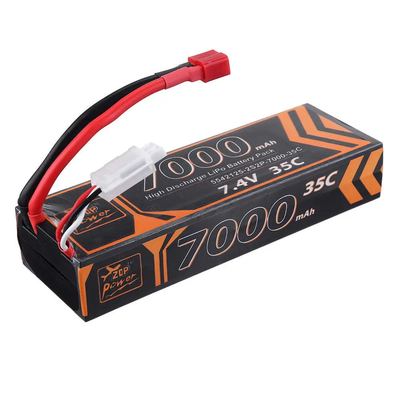 ZOP7000mAh35C2S3S4S7.411.114.8车电RC航船模无人机聚合物锂电池