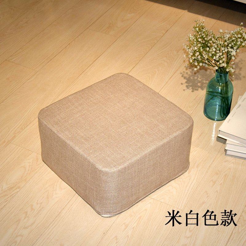 亚麻可拆洗加厚坐垫布艺蒲团棉麻飘窗榻榻米增高加厚坐垫地板坐墩,住宅家具,矮凳,淘宝优惠券,粉丝福利购,淘宝优惠卷