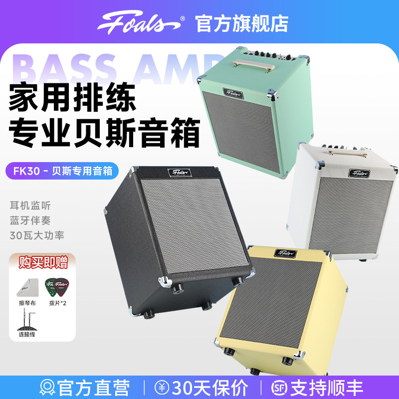 Foals贝斯音箱FK30贝司新手入门练习排练演出bass音响带蓝牙家用