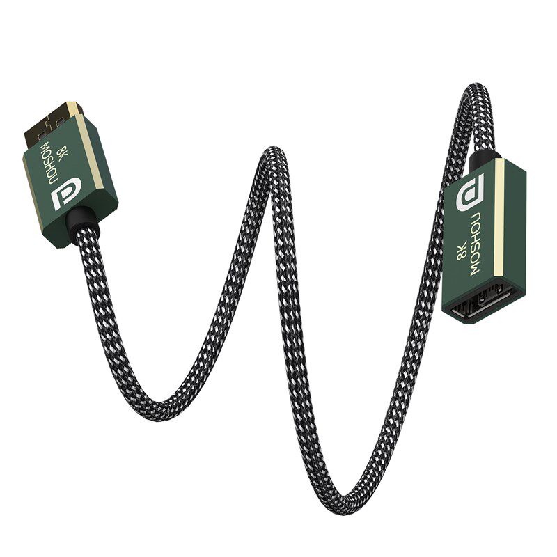 魔兽DP 2.0版公对母延长转接线 8K@60Hz 4K@144Hz电脑显示器1.4版