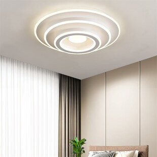 精选led客厅灯轻奢2024新款大圆灯简约现代特大吸顶灯1.2米大厅主