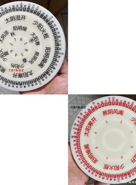 6寸中医五运六气转盘 国家级名老中医效验 万年历时辰推演盘