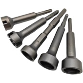 圆柄方柄打桩锤头机械锚栓多功能工具电锤电镐冲击钻打膨胀接地线