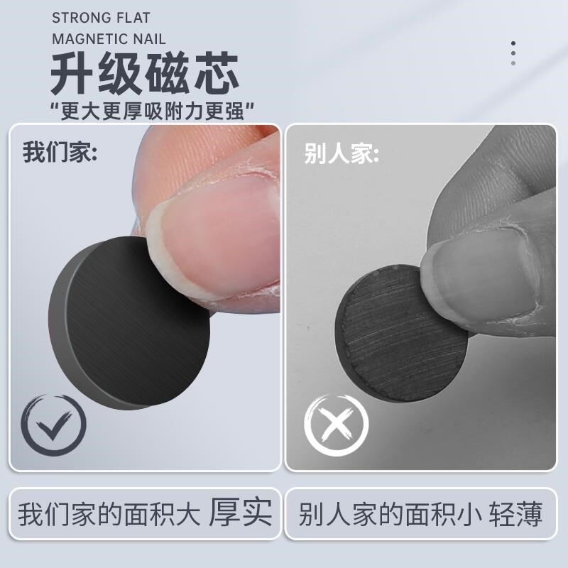 彩色磁粒黑板贴教学黑板吸铁石平面磁吸大号磁力扣圆形磁石笑脸磁