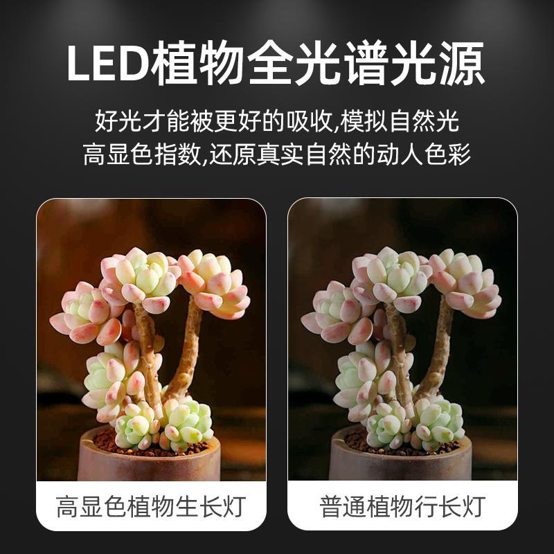 鱼缸灯植物生长补光灯室内盆栽多肉绿植鱼缸水草花卉全光谱微景观