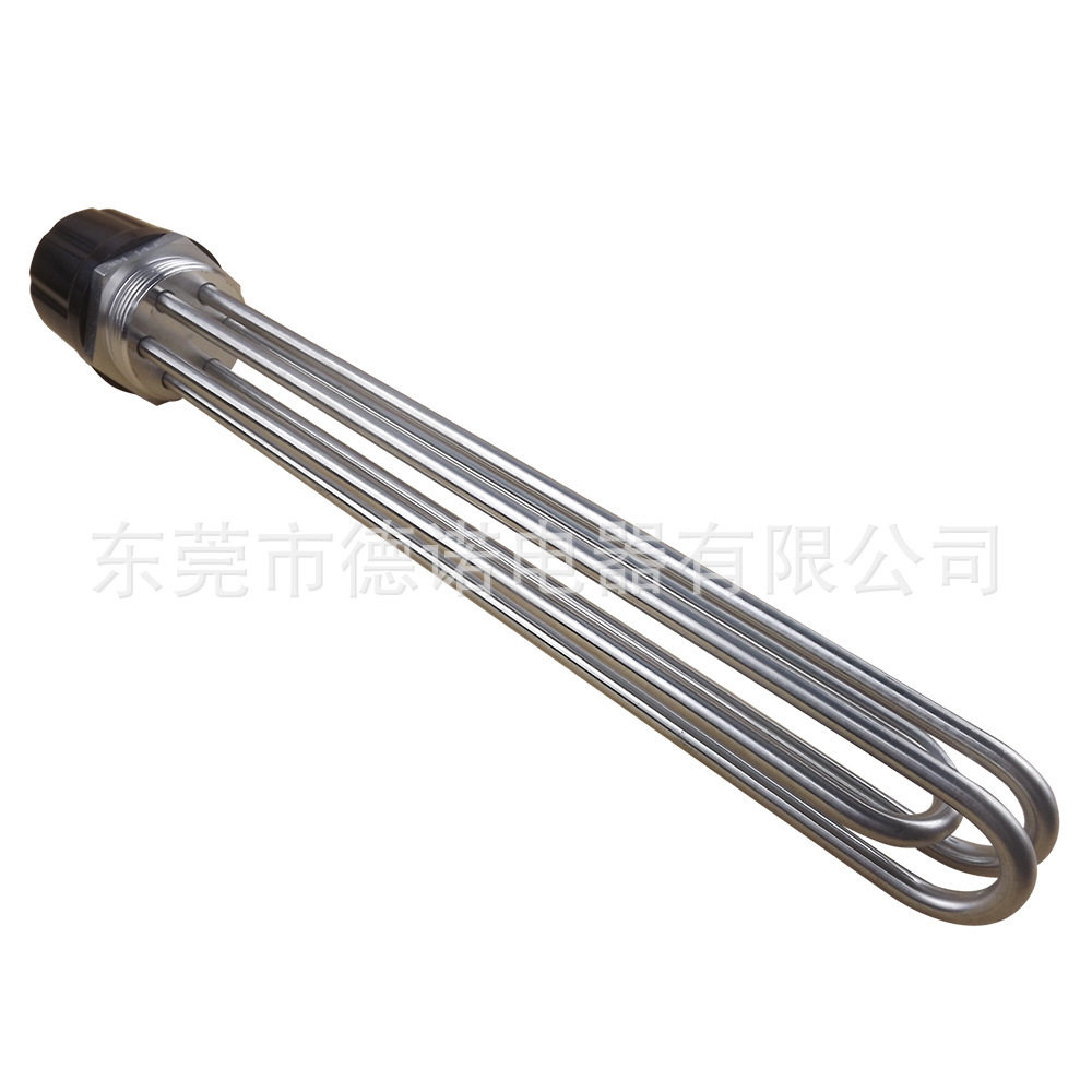 316L不锈钢电热管镍络合金800加热管水箱DN40法兰电加热管