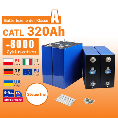 CATL 3.2V 320Ah LFP Wiederaufladbare LiFePO4 Batterie 280AH